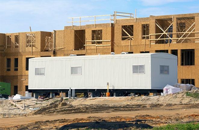 office trailers for rent at a construction site in Benicia, CA